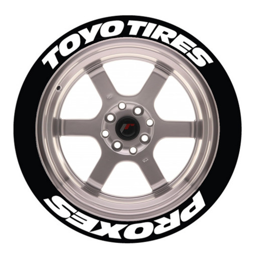 Toyo Tires Proxes – Stretched Tire Lettering