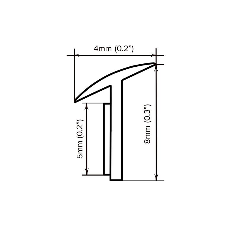 3M Rubber Gasket for Fender Flares - Black