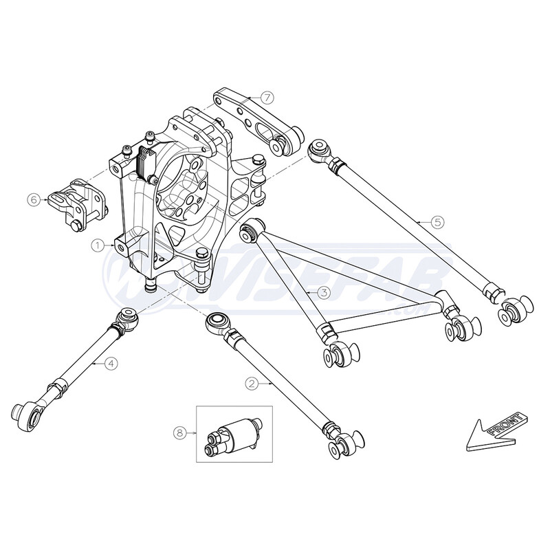 Wisefab Rear Track Kit for Nissan GT-R