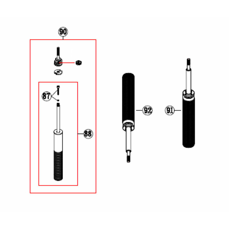 Replacement Parts for D2 Racing Coilovers