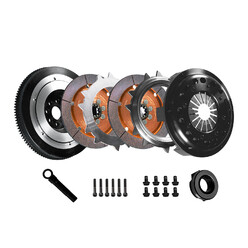 DKM Stage 3 Uprated Twin Clutch + Flywheel for BMW 320i E46 (98-06)