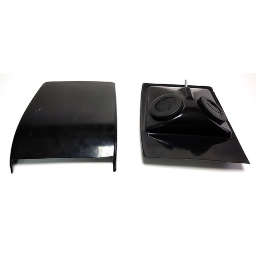 Carbon Roof Vent with 2 Adjustable Air Vents
