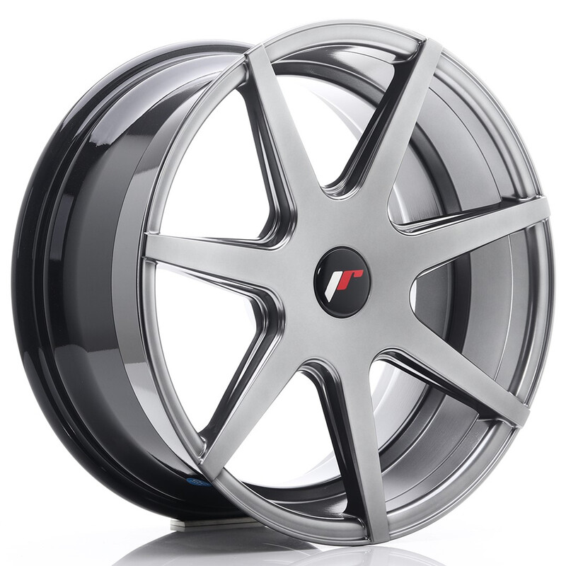 Japan Racing JR-20 18x8.5" (4 & 5 hole custom PCD) ET25-40, Hyper Black
