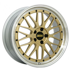 BBS LM 17x7" 4x100 ET48, Gold