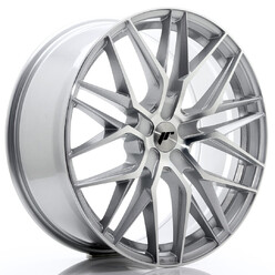 Japan Racing JR-28 Extreme Concave 21x9" (5 hole custom PCD) ET15-45, Silver / Machined