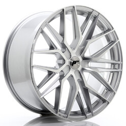 Japan Racing JR-28 Extreme Concave 22x10.5" (5 hole custom PCD) ET15-50, Silver / Machined