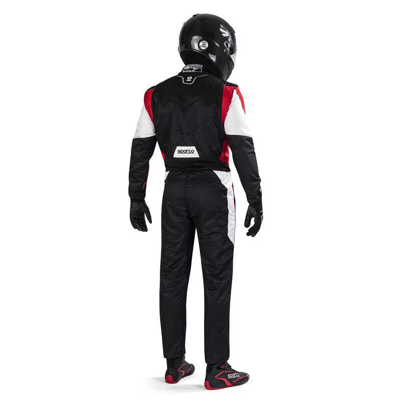 Sparco Competition Racing Suit - Black & Red