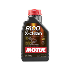 Motul 5W40 8100 X-Clean Engine Oil (BMW, Mercedes, Porsche, Renault Sport) 1L