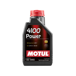 Motul 4100 Power 15W50 Engine Oil (Mercedes, Volkswagen) 1L