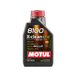 Motul 8100 X-Clean EFE 5W30 Engine Oil (Mercedes, BMW, Opel, Fiat) 1L