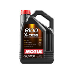 Motul 8100 X-Cess 5W30 Engine Oil (BMW, VW, Mercedes, Renault) 5L