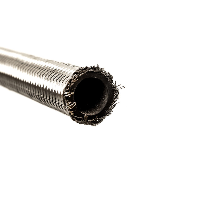 Dash 8 Hose per meter (Braided Stainless Steel)