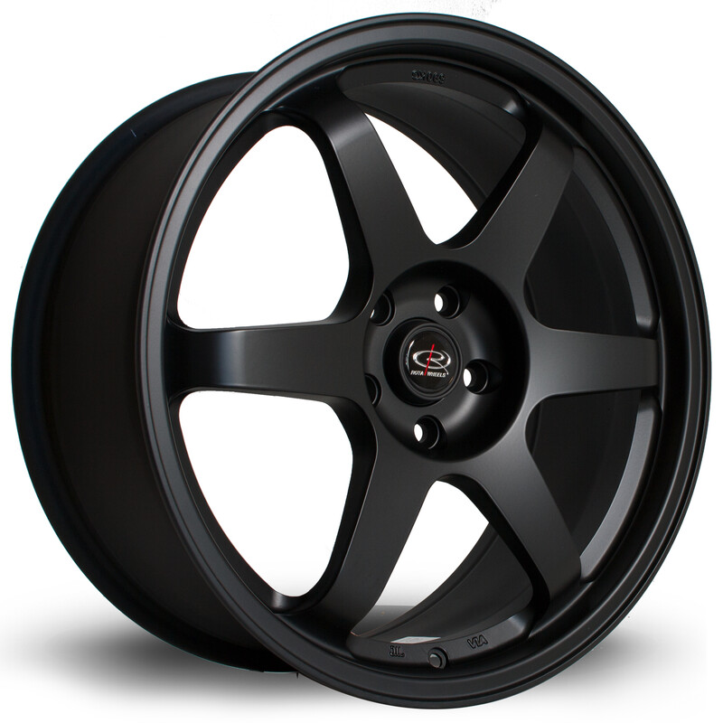 Rota Grid 19x8.5" 5x100 ET32, Flat Black