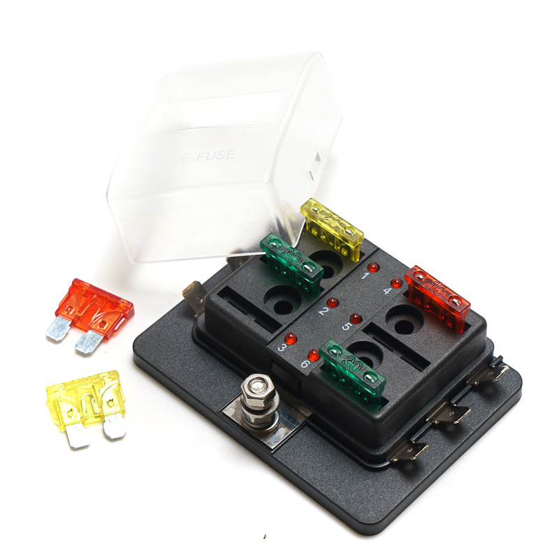 6-Way Fuse Box