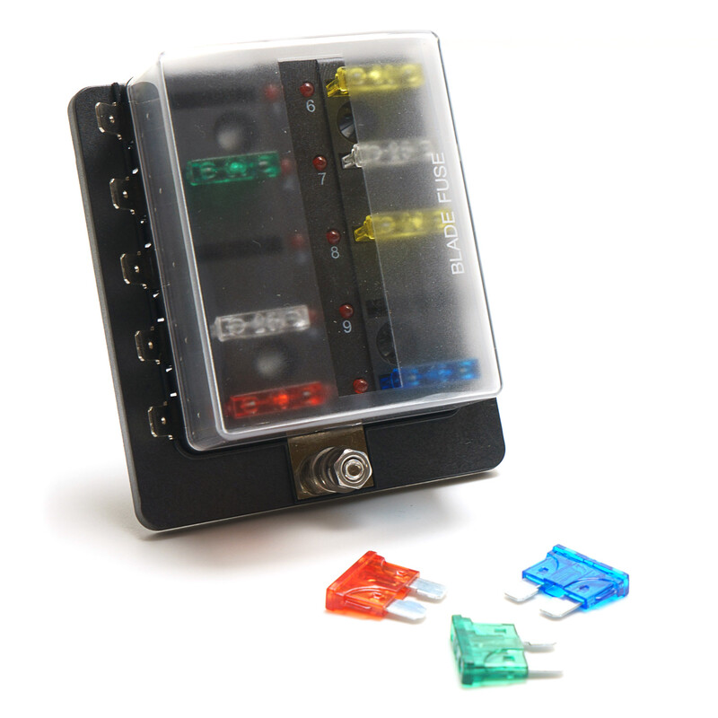 10-Way Fuse Box
