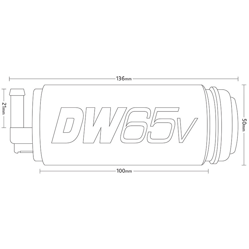 Deatschwerks DW65V 265 L/h E85 Fuel Pump for AWD VAG (A4, A6, TT, Golf, Passat, Beetle..)