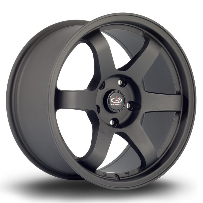 Rota Grid 17x9" 5x120 ET35, Satin Black