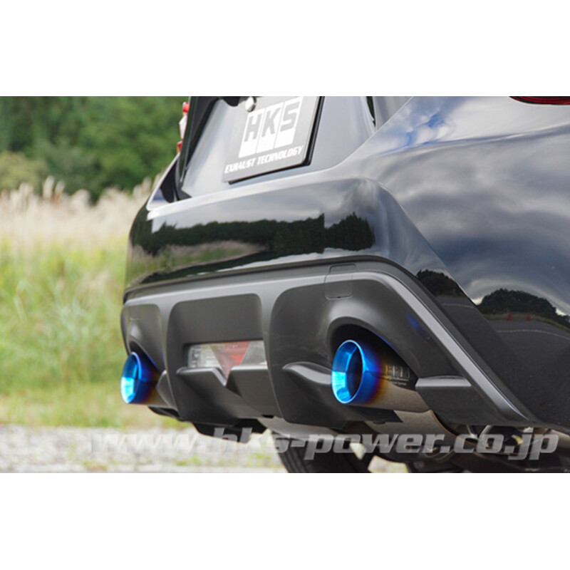 HKS "Legamax Sports" Ti-Tip Catback for Subaru BRZ