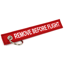 Remove Before Flight Keyring