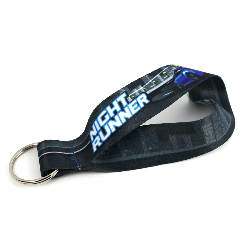 Night Runner Lanyard Keyring