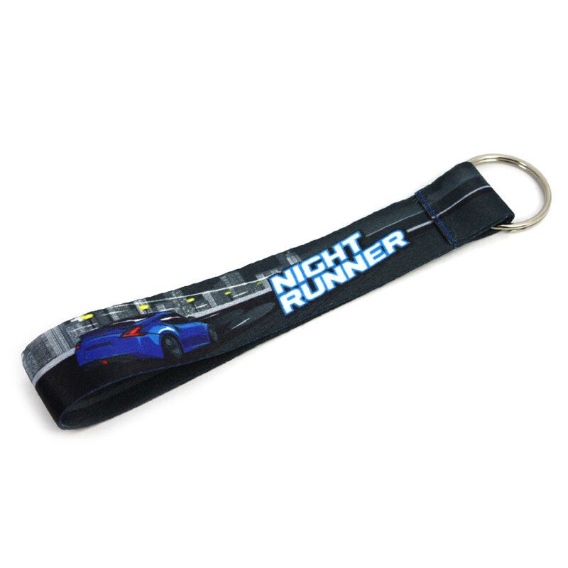 Night Runner Lanyard Keyring
