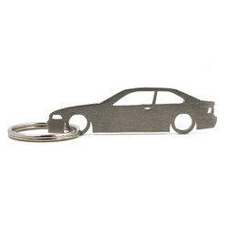 Stainless Steel BMW E36 Coupe Keyring