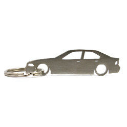 Stainless Steel BMW E36 Sedan Keyring