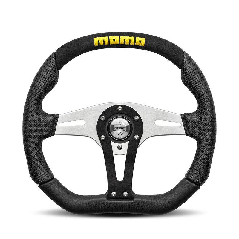 Momo\u0020Trek\u0020Steering\u0020Wheel\u0020\u002838\u0020mm\u0020Dish\u0029,\u0020Black\u0020Leather,\u0020Aluminium\u0020Spokes\u0020\u002D\u002035\u0020cm