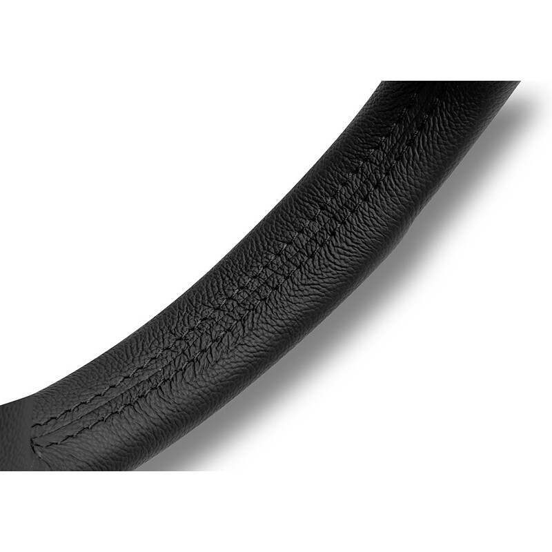 Momo Montecarlo Steering Wheel (40 mm Dish), Black Leather, Black Spokes - 35 cm