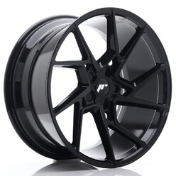 Japan Racing JR-33 Extreme Concave 20x10" (5 hole custom PCD) ET20-40, Gloss Black