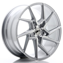 Japan Racing JR-33 Extreme Concave 20x9" (5 hole custom PCD) ET20-45, Silver / Machined