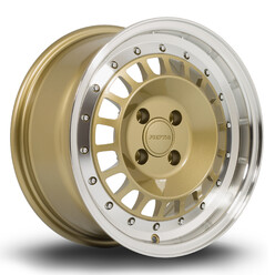 Rota Speciale 15x7" 4x100 ET20, Gold, Polished Lip