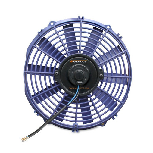 2x Universal 16" 406mm Radiator Electric Cooling Fan Slimline Front Rear Mount 