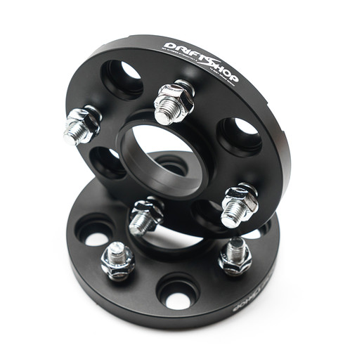 Alloy Wheel Spacers 5mm Black x 2 For Ford Capri Cortina Sierra 4x108 63.4 