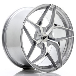 Japan Racing JR-35 Extreme Concave 19x9.5" (5 hole custom PCD) ET20-45, Silver / Machined