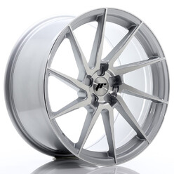 Japan Racing JR-36 Extreme Concave 20x10" (5 hole custom PCD) ET20-30, Brushed Silver
