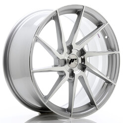 Japan Racing JR-36 Extreme Concave 20x9" (5 hole custom PCD) ET15-30, Brushed Silver