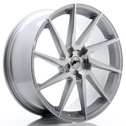 Japan Racing JR-36 Extreme Concave 23x10" (5 hole custom PCD) ET30, Brushed Silver