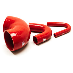 Silicone 135° Elbow Ø16 to Ø102 mm, Red