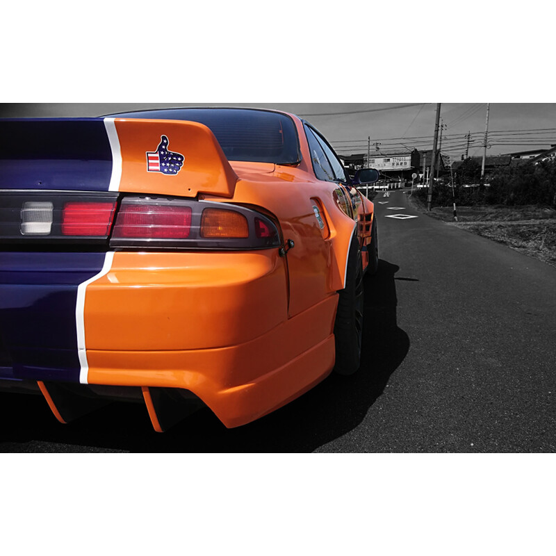 Origin Labo +75mm Rear Fenders for Nissan 200SX S14 / S14A