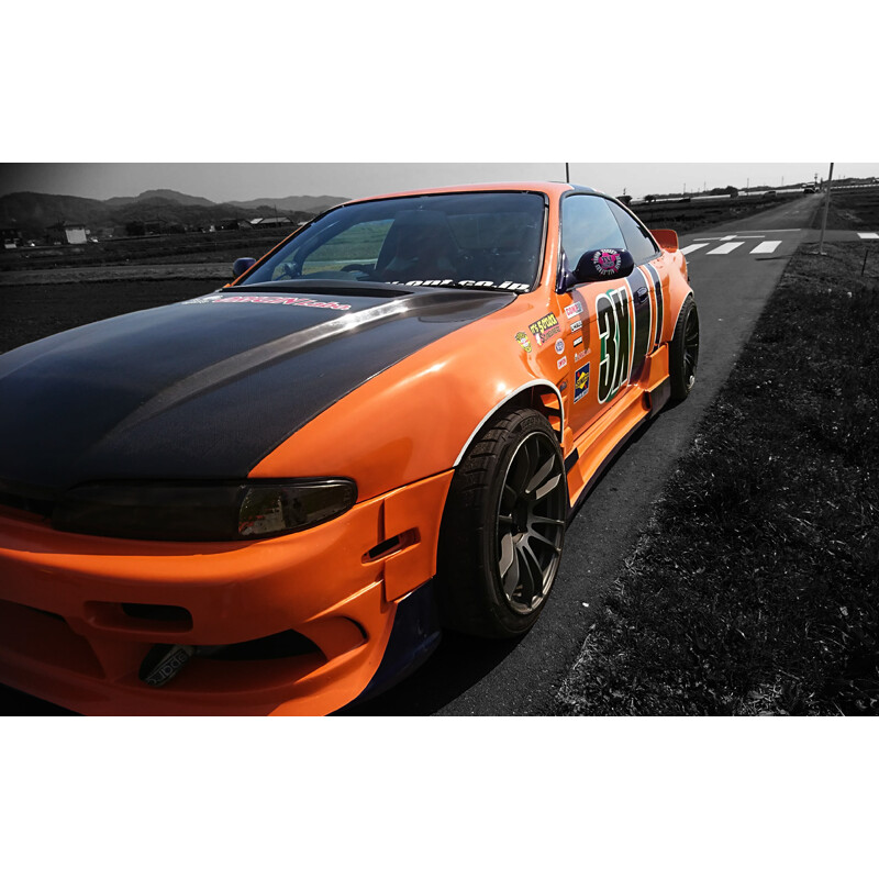 Origin Labo +75mm Front Fenders for Nissan 200SX S14