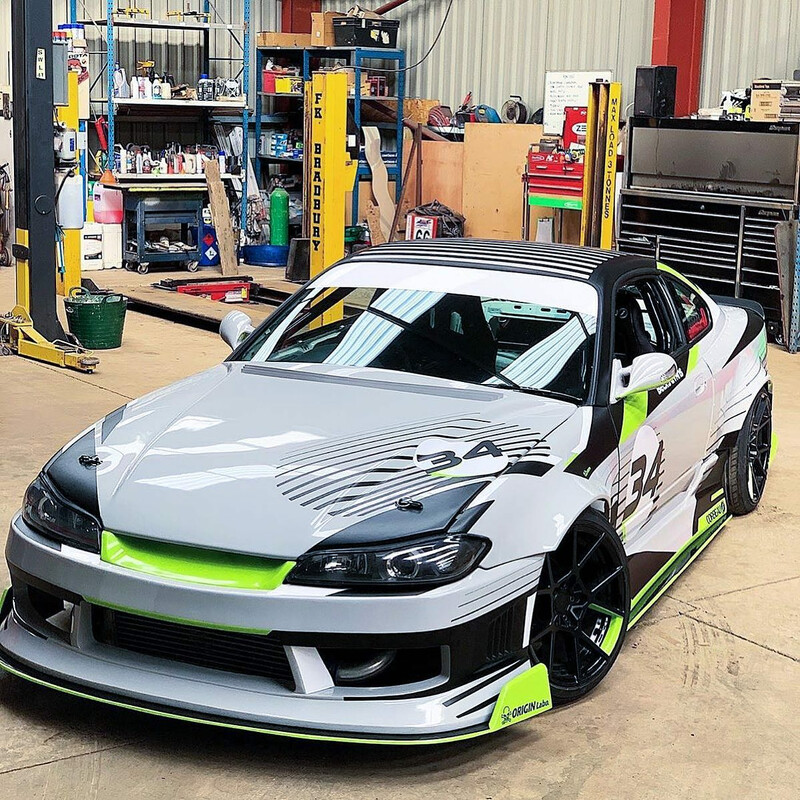 Origin Labo Raijin 雷神 Bodykit for Nissan Silvia S15
