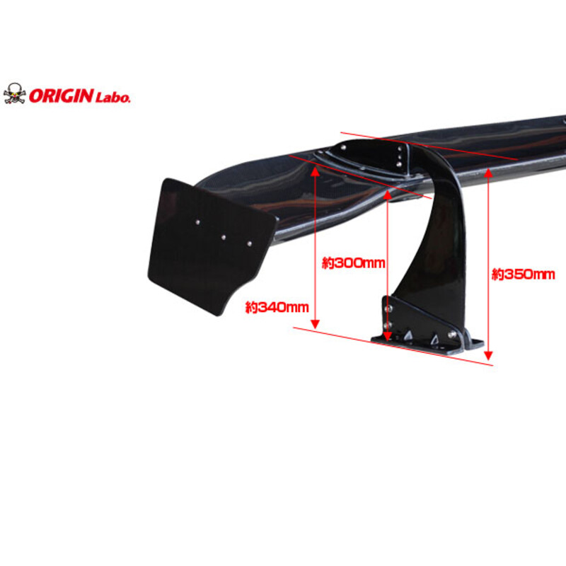 Origin Labo Universal Carbon Spoiler "Snake Style" (160 cm)