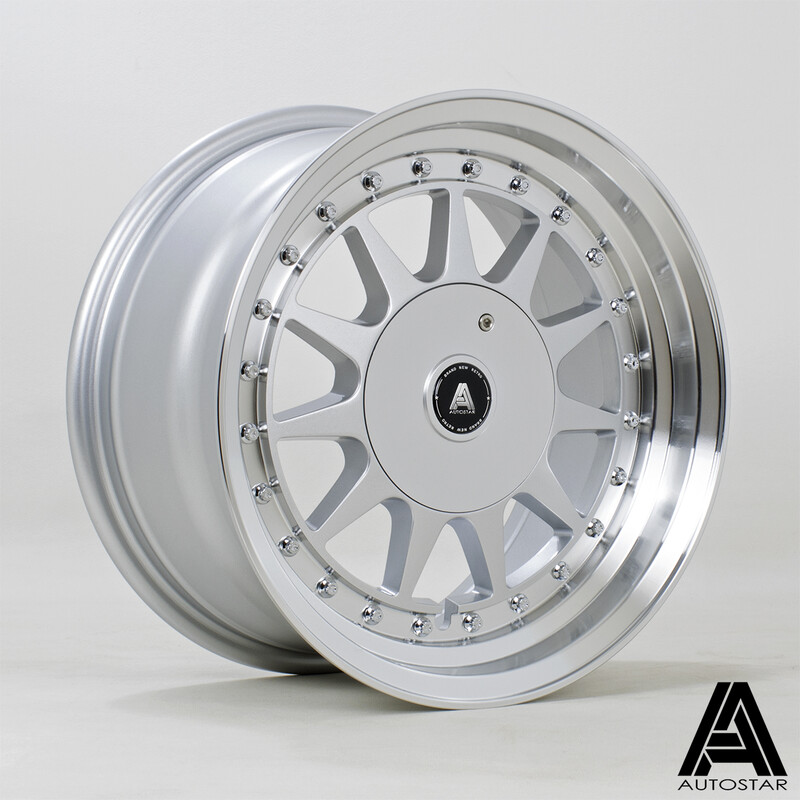 Autostar Raider 15x7.5" 4x100/108 ET20, Silver