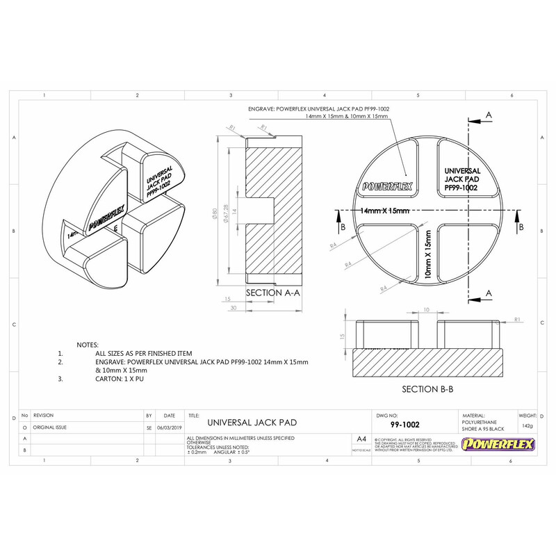 Universal Jacking Point Adaptor (Type 3)