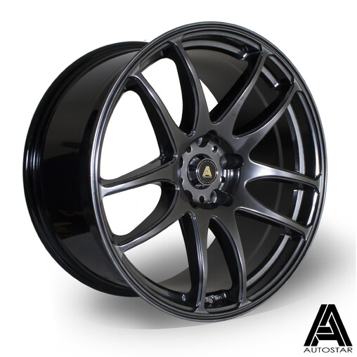 Autostar A510 19x9 5 5x114 3 Et22 Hyper Black Wheels Free Shipping From Driftshop Com