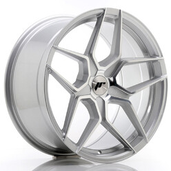 Japan Racing JR-34 Extreme Concave 19x9.5" (5 hole custom PCD) ET20-40, Silver / Machined