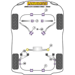 Powerflex Poly Bushes for BMW 6 Series E24 (76-89)