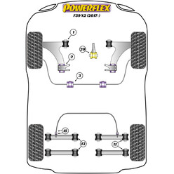 Powerflex Poly Bushes for BMW X2 F39 (2017+)