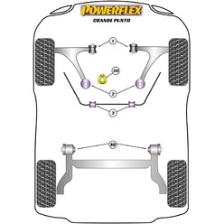 Powerflex Poly Bushes for Fiat Grande Punto (05-09)